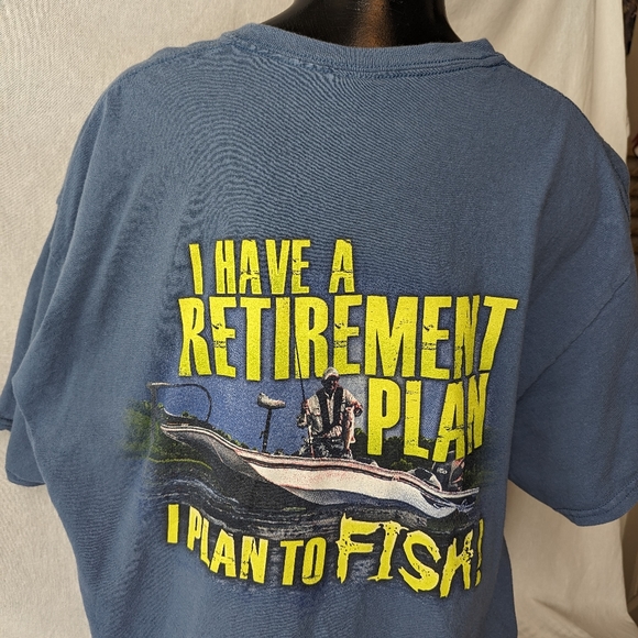 XL Buck Wear Tee, blue - Picture 4 of 5